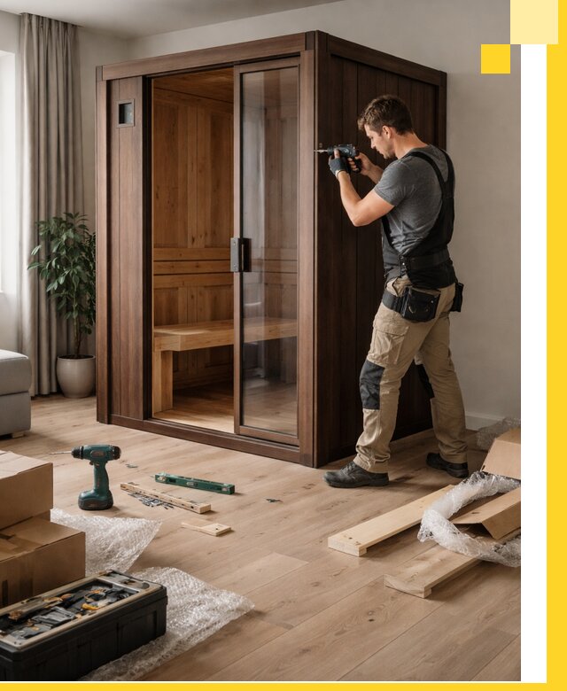 Установка и производство мини саун под ключ в Кропоткине