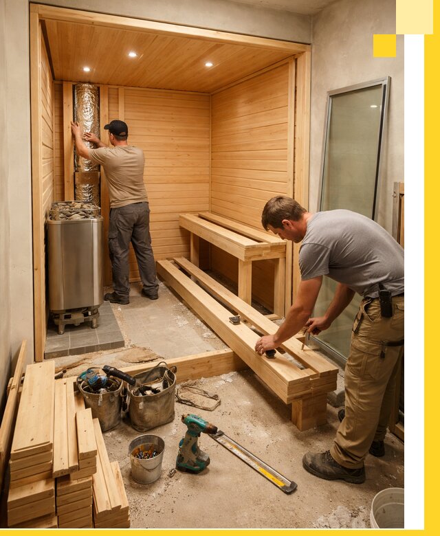 Проектирование и установка домашних саун под ключ в Кропоткине