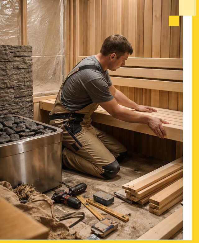 Сауны для дома под ключ с проектированием и монтажом в Кропоткине