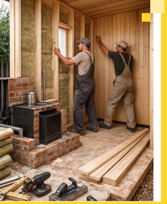 Строительство и установка дачных саун под ключ в Кропоткине