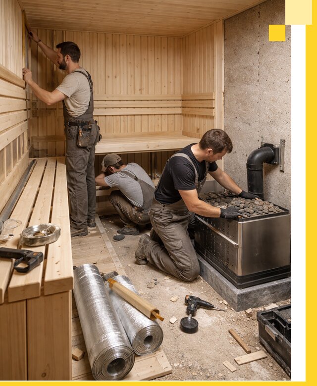 Индивидуальные сауны на заказ в Кропоткине под ключ, проект и монтаж