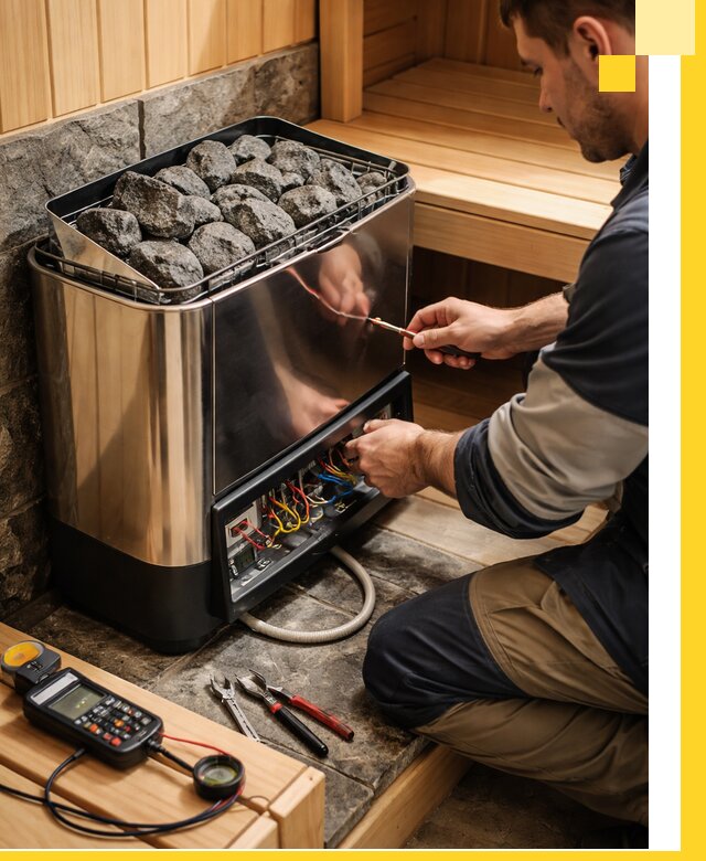 Продажа и установка электрокаменок для саун в Кропоткине