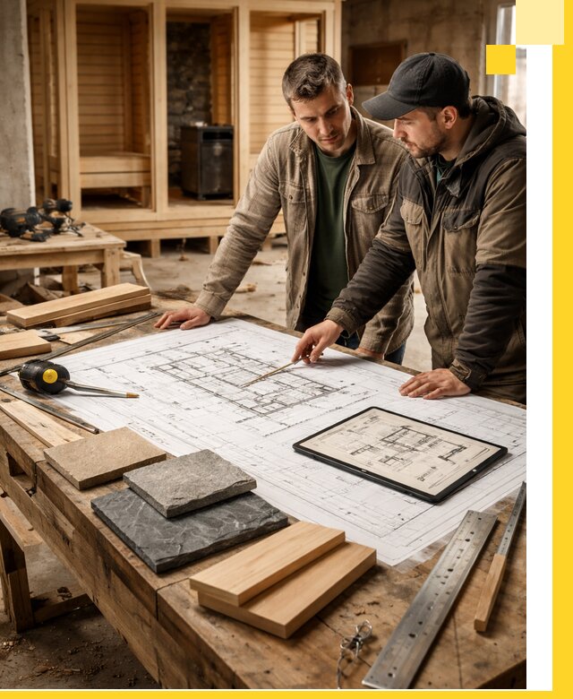 Проекты бань под ключ и планы строительства в Кропоткине