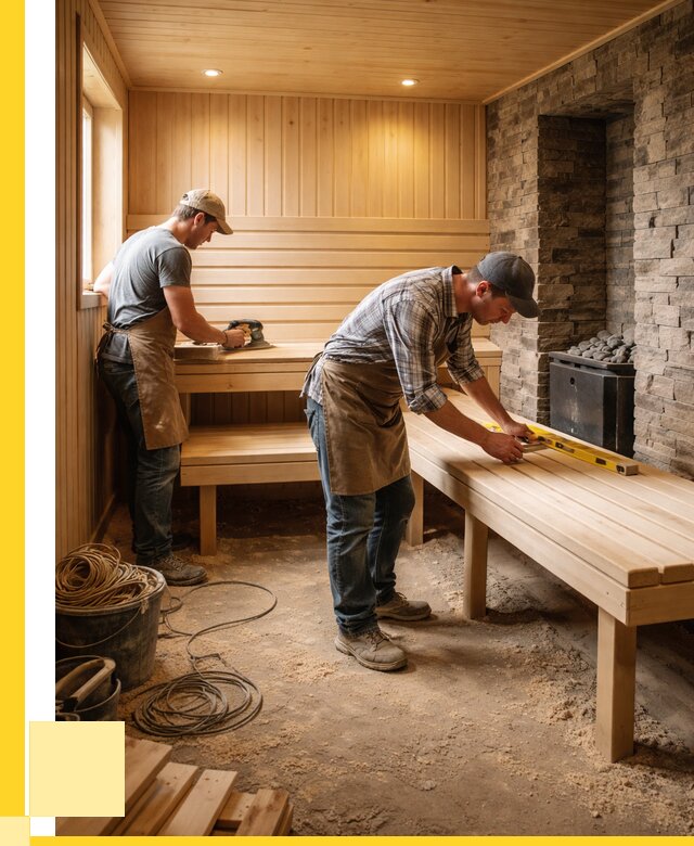 Отделка бани в Кропоткине: внутренняя отделка от 3258 р. | ЭриданКрп