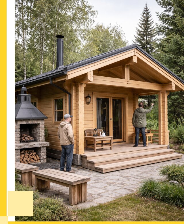 Деревянные бани под ключ в Кропоткине от 488655 р. | ЭриданКрп