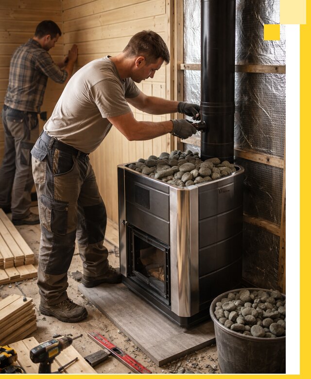 Проектирование и строительство парилок для бани в Кропоткине под ключ