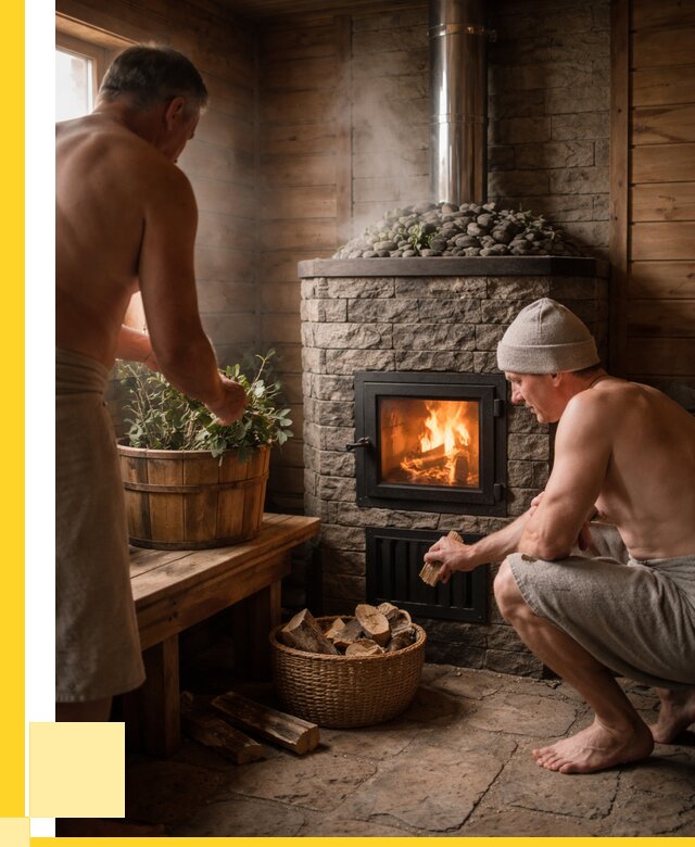 Банные печи под ключ в Кропоткине от 48866 р. | ЭриданКрп кирпичная