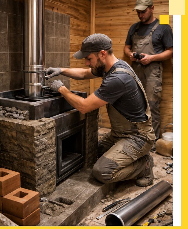 Изготовление и установка банных печей под ключ в Кропоткине