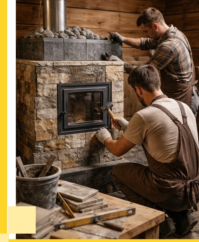 Облицовка банной печи в Кропоткине от 16289 р. | ЭриданКрп