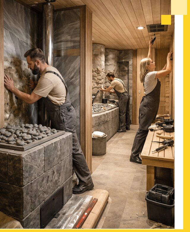 Строительство бань и SPA процедур в Кропоткине под ключ и отделкой