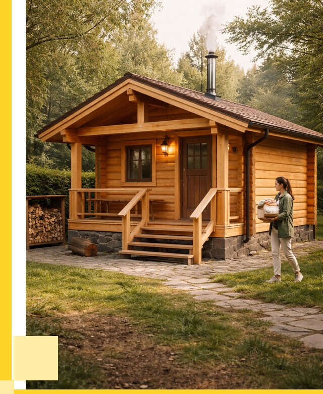 Купить баню под ключ в Кропоткине от 705835 р. | ЭриданКрп