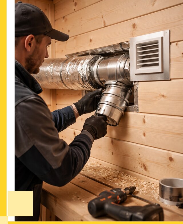 Монтаж вентиляции бани в Кропоткине от 13031 р. | ЭриданКрп