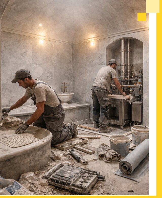 Строительство турецких бань хаммам под ключ в Кропоткине