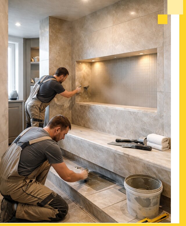 Профессиональное строительство хамама в квартире в Кропоткине