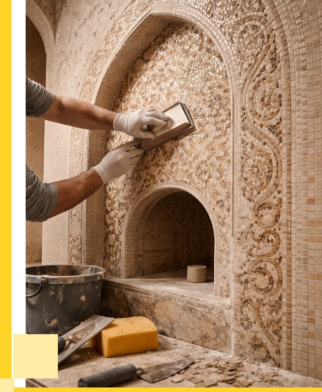 Мозаика для хамама в Кропоткине под ключ от 5430 р. | ЭриданКрп