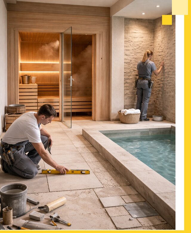 Комплексный дизайн и отделка интерьеров SPA под ключ в Кропоткине